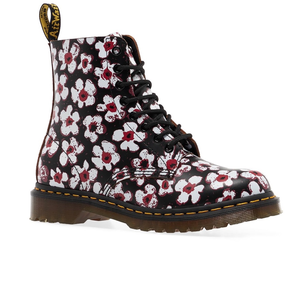 Dr. Martens 1460 Pascal Pansy Fayre Floral Leather Boots